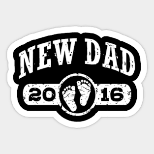 New Dad Sticker